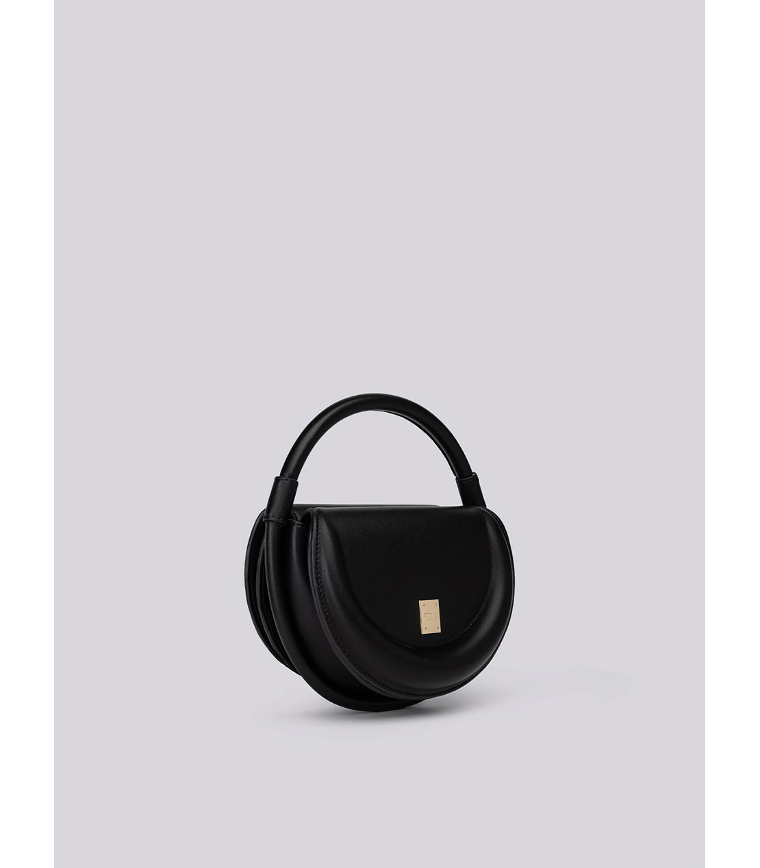 ラウンドミニハンドバッグ 詳細画像 ブラック 2